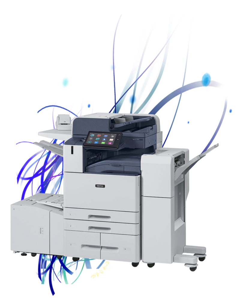 xerox digital printer blue